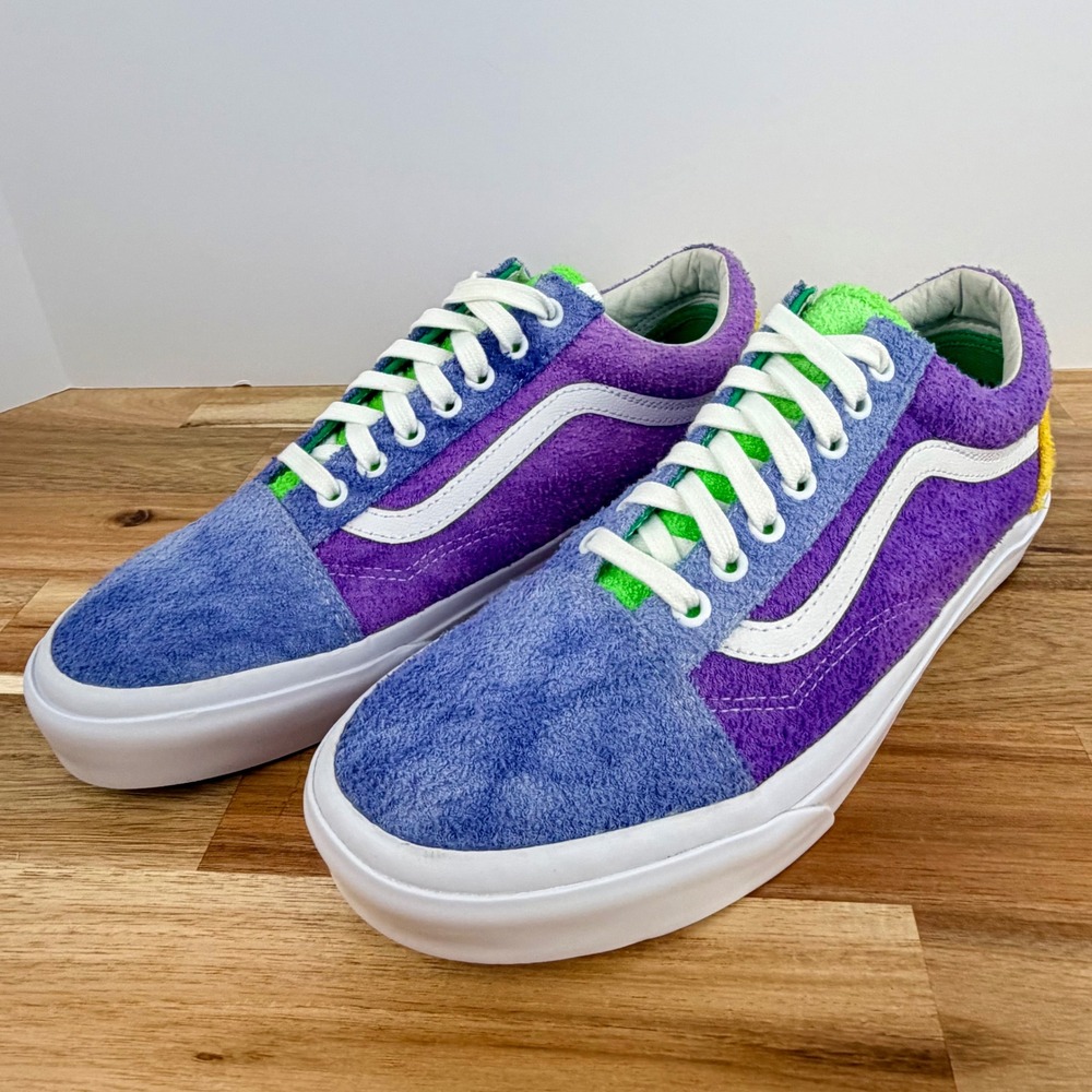 Vans‎ x Anderson Paak Old Skool Ziti Purple Blue Yellow Green Shoes Men 10